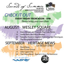 poster for music event at the OCQ