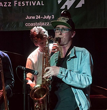 Music, Jazz, Quartet, New Orleans, sax, clarinet, drums, bass, swinging
