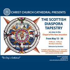 diaspora tapestry exhibition embroidery cathedral scotland scottish