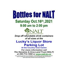 Bottle Drive, Environment, Nature, Parks, Recreation, Fundraiser
