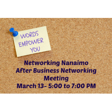 Terry Mack, Networking Nanaimo, Nanaimo, Words, Communicate, Network