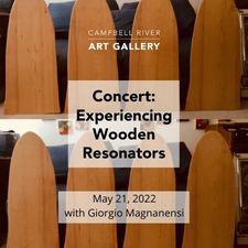 concert, campbell river art gallery, contemporary art