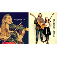 The Small Glories, Lizzy Hoyt, Cara Luft, JD Edwards, live music, concert, folk music, roots music, Celtic music