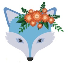 The Fox Queen, Signals from the Lockdown, Fox with Flowers