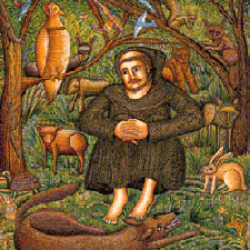 St. Francis, men, nature, animals, communion, communion with nature, man and animals, retreat, Westwood Lake, Male Saints