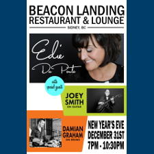 new year's eve, music, jazz, edie daponte, joey smith, damian graham, yyj