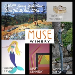 art, wine, studio tour