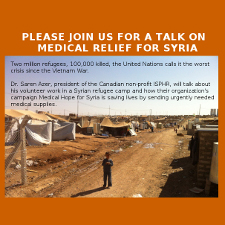 syria, humanitarian crisis, talk