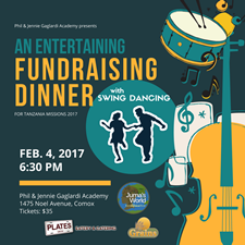 Fundraiser, Dinner, Catered, Plates, music, jazz, swing, dancing, eating, fundraising, fun, event, comox valley, comox, jumas world