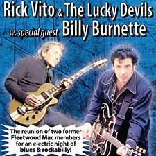 music, concert, blues, rick vito, billy burnette, rockabilly, rock, guitar