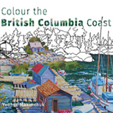 colouring book, adult colouring book, yvonne maximchuk, bc book, bc artist