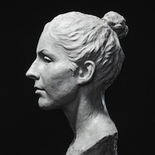 sculpture, portrait, clay, art