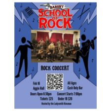 rock, blues, school of rock, all ages, fundraiser, ladysmith kinsmen