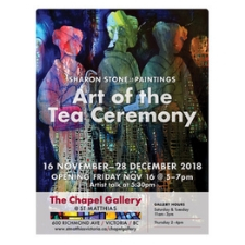 art exhibit, painting, Sharon Stone, Chapel Gallery, St. Matthias