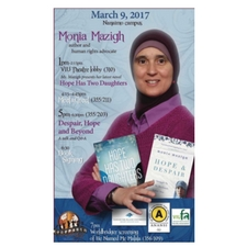 Monia Mazigh, human rights, VIU, author, novel, Tunisia