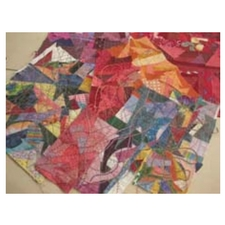 art, fabric, sewing, collage