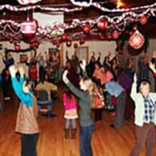 Music, dance, community celebration, Solstice.