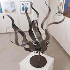 Brenda, Isaak, Takao, Sculpture, Metal, Flower