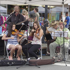music, fiddle, violin, market