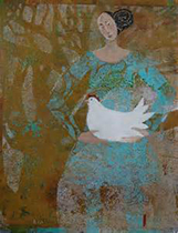 art, acrylic, paint, monotype, prints, printmaking