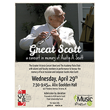Austin, Scott, VCM, GVCB, concert, memorial, flute, band