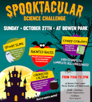spooky, halloween, science, fun, event