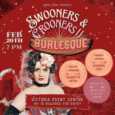 Sinatra, burlesque, drag, classic, feather fans, dance, piano, cocktails, comedy, live music, performance art, drag king, drag queen, singing, Swooners, Crooners,