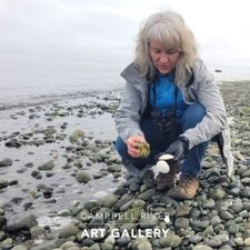 workshops, Campbell River, art, beach