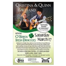 qristina and quinn bachand, bachand, qristina, quinn, celtic, folk, guitar, fiddle, violin, concert, live music