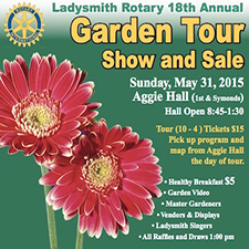 Rotary, garden, garden show, Ladysmith