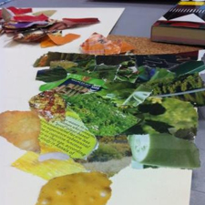 collage, paper, paper art, crafts, workshop, art workshop, home decor