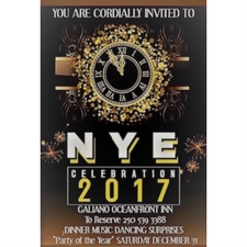 NYE, NYE2017, Galiano, Island, Getaway, Party, Music, Dancing, Celebration