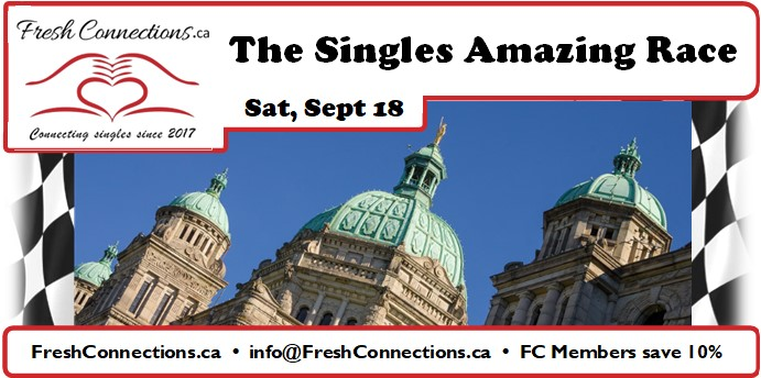 singles, dating, meetup, victoria, oak bay, langford, saanich, amazing race, restaurant, food