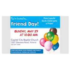 Friend Day, Church, service, music, preaching, food, fun, fellowship, Bible