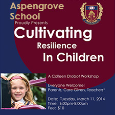 Seminar, parenting, Aspengrove School, education