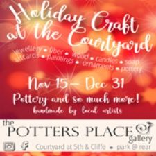 the potters place gallery, craft fair, christmas craft fair, holiday craft fair, comox valley, courtenay,