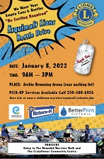 Lions, Bottle Drive, Fundraiser, Community, Non-profit, drive-thru