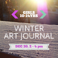 art, class, girls, children, teens, workshop, winter