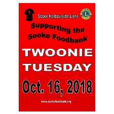 Twoonie, Tuesday, Sooke