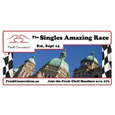 singles, dating, meet-up, Victoria, downtown, amazing race, Bard and Banker