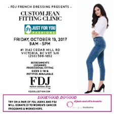jeans, fit clinic, fdj, free, french dressing, personal fitting, women's clothing store