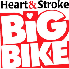 big, bike, campbell, campbell river, river, heart, stroke, foundation, health, fundraiser