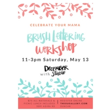 Craft, workshop, art, mother's day, picnic, brushwork