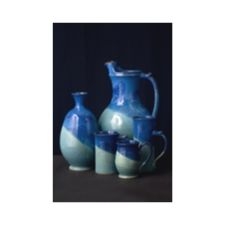 Stoneware pottery , mugs, vase, jug