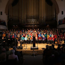 Gettin� Higher Choir, GHC, Shivon Robinsong, Denis Donnelly, Gloria Hansen, Bill Hansen, Choir, Choral, Song Circle, Singing, singer, soprano, alto, tenor, bass, Community, Social Activity, Concert, Alix Goolden Hall, Benefit, fundraise