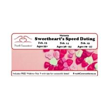 singles, speed dating, Victoria, Valentines, Fresh Connections