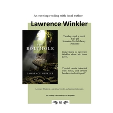 author reading, bolthole, winkler, book