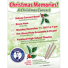 Sidney Concert Band Christmas Concert