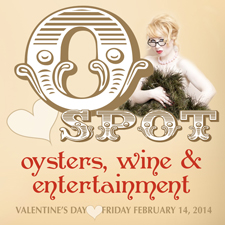 Valentines Day, Dancing, Burlesque, oysters, wine, dinner, romance,