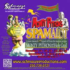 Monty, Python, Spamalot, Schmooze, Productions, Musical, Comedy